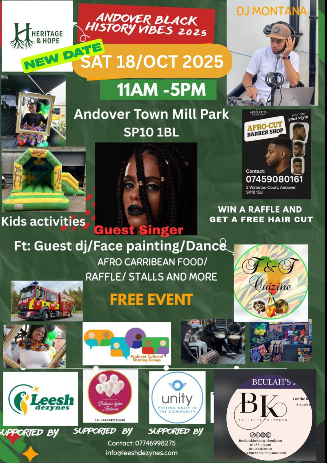 Andover Black History Vibes 2025 event poster